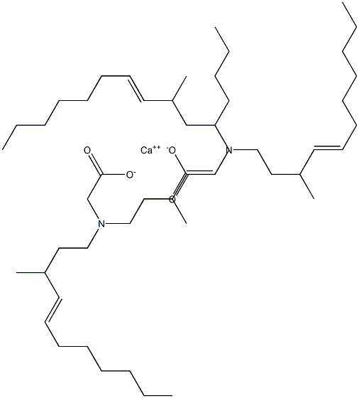 Bis[N,N-bis(3-methyl-4-undecenyl)glycine]calcium salt