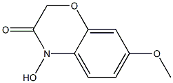 4-Hydroxy-7-methoxy-2,3-dihydro-4H-1,4-benzooxazine-3-one Structure