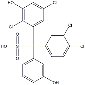 (3,4-Dichlorophenyl)(2,5-dichloro-3-hydroxyphenyl)(3-hydroxyphenyl)methanesulfonic acid|