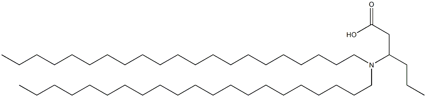 3-(Dihenicosylamino)hexanoic acid 结构式