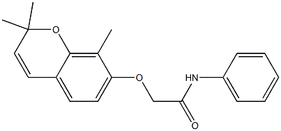 2-[[2,2-Dimethyl-8-methyl-2H-1-benzopyran-7-yl]oxy]acetanilide