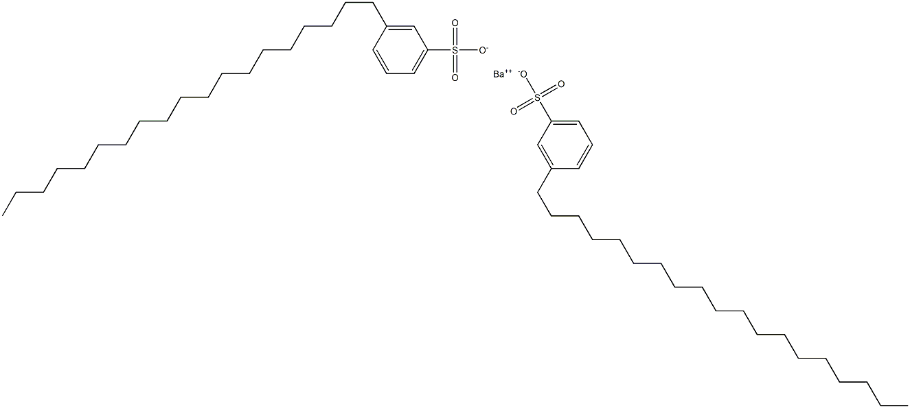 Bis(3-nonadecylbenzenesulfonic acid)barium salt Structure