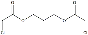 ビス(クロロ酢酸)1,3-プロパンジイル 化学構造式