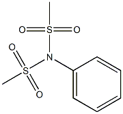 フェニルビス(メチルスルホニル)アミン 化学構造式
