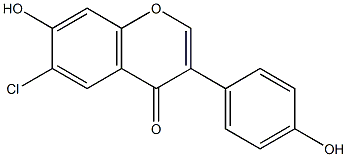 4',7-Dihydroxy-6-chloroisoflavone