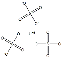 Uranium sulfate Struktur