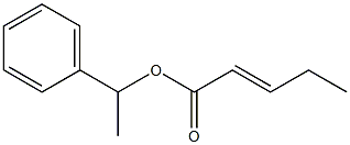 2-Pentenoic acid 1-phenylethyl ester|