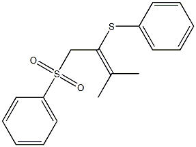  1-Phenylsulfonyl-2-phenylthio-3-methyl-2-butene