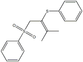 1-Phenylsulfonyl-2-phenylthio-3-methyl-2-butene