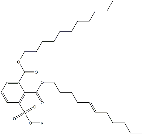  3-(Potassiosulfo)phthalic acid di(5-undecenyl) ester