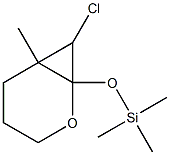 7-Chloro-6-methyl-1-(trimethylsilyloxy)-2-oxabicyclo[4.1.0]heptane|
