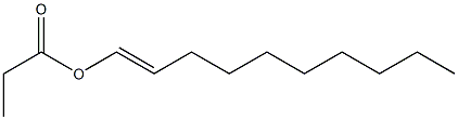 Propionic acid 1-decenyl ester 结构式