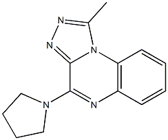 4-(1-Pyrrolidinyl)-1-methyl[1,2,4]triazolo[4,3-a]quinoxaline