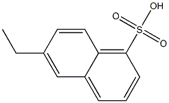 6-エチル-1-ナフタレンスルホン酸 化学構造式