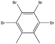 1,2,3,4-Tetrabromo-5,6-dimethylbenzene Structure