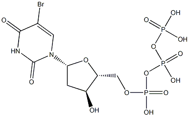 5-Bromo-2'-deoxyuridine 5'-triphosphoric acid Structure