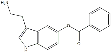 5-(Benzoyloxy)-1H-indole-3-ethanamine Structure