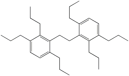 3,3'-エチレンビス(1,2,4-トリプロピルベンゼン) 化学構造式