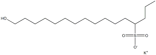 16-Hydroxyhexadecane-4-sulfonic acid potassium salt