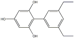 2-(3,5-Diethylphenyl)benzene-1,3,5-triol|