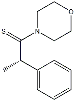 (+)-4-[(S)-2-Phenyl-1-thiopropyl]morpholine Structure