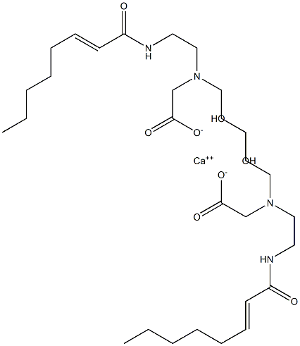 Bis[N-(3-hydroxypropyl)-N-[2-(2-octenoylamino)ethyl]aminoacetic acid]calcium salt
