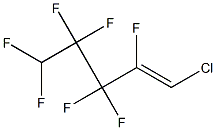 1-クロロ-2,3,3,4,4,5,5-ヘプタフルオロ-1-ペンテン 化学構造式