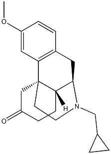 17-Cyclopropylmethyl-3-methoxymorphinan-6-one Structure