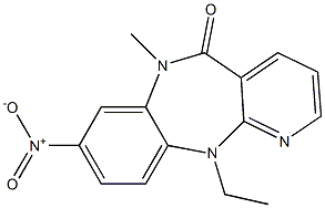 6,11-Dihydro-11-ethyl-6-methyl-8-nitro-5H-pyrido[2,3-b][1,5]benzodiazepin-5-one