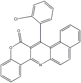 7-(2-Chlorophenyl)-6H-benzo[f][1]benzopyrano[4,3-b]quinolin-6-one