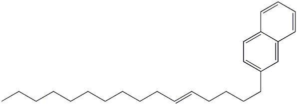 2-(5-Hexadecenyl)naphthalene Structure