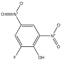 2-Fluoro-4,6-dinitrophenol Struktur