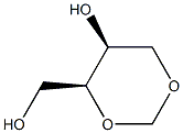(4S,5S)-4-Hydroxymethyl-1,3-dioxan-5-ol,,结构式