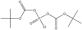 Chlorophosphonic acid bis(tert-butoxyoxomethyl) ester Structure