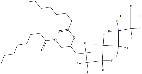  Dioctanoic acid 4,4,5,5,6,6,7,7,8,8,9,9,10,10,11,11,11-heptadecafluoro-1,2-undecanediyl ester