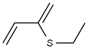 2-(Ethylthio)-1,3-butadiene Struktur