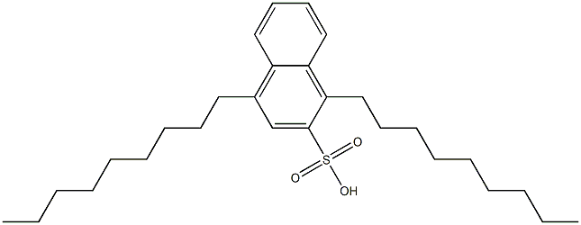 1,4-Dinonyl-2-naphthalenesulfonic acid,,结构式