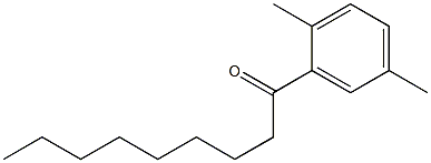 1-(2,5-Dimethylphenyl)nonane-1-one Structure