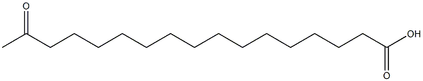 16-Oxoheptadecanoic acid,,结构式