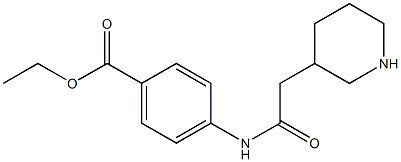 4-[(3-Piperidinylacetyl)amino]benzoic acid ethyl ester