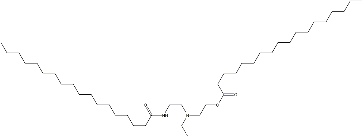 Octadecanoic acid 2-[ethyl[2-[(1-oxooctadecyl)amino]ethyl]amino]ethyl ester