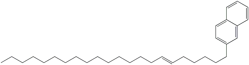 2-(6-Docosenyl)naphthalene Struktur