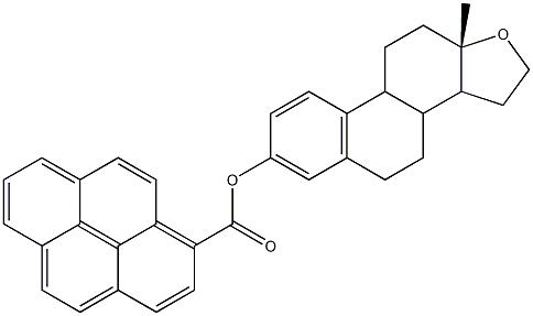 Pyrene-1-carboxylic acid 17-oxoestra-1,3,5(10)-trien-3-yl ester