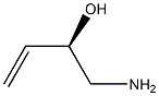 [R,(+)]-1-アミノ-3-ブテン-2-オール 化学構造式