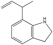 2,3-Dihydro-7-(1-methyl-2-propenyl)-1H-indole