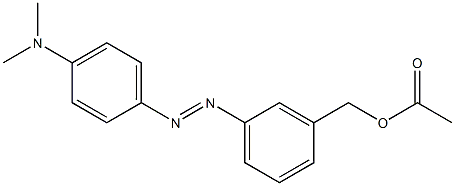 3'-(Acetoxymethyl)-4-(dimethylamino)azobenzene,,结构式