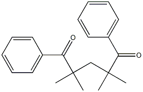 2,2,4,4-Tetramethyl-1,5-diphenylpentane-1,5-dione Structure