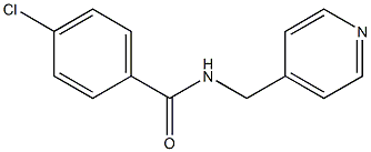 N-(4-Pyridinylmethyl)-4-chlorobenzamide Structure