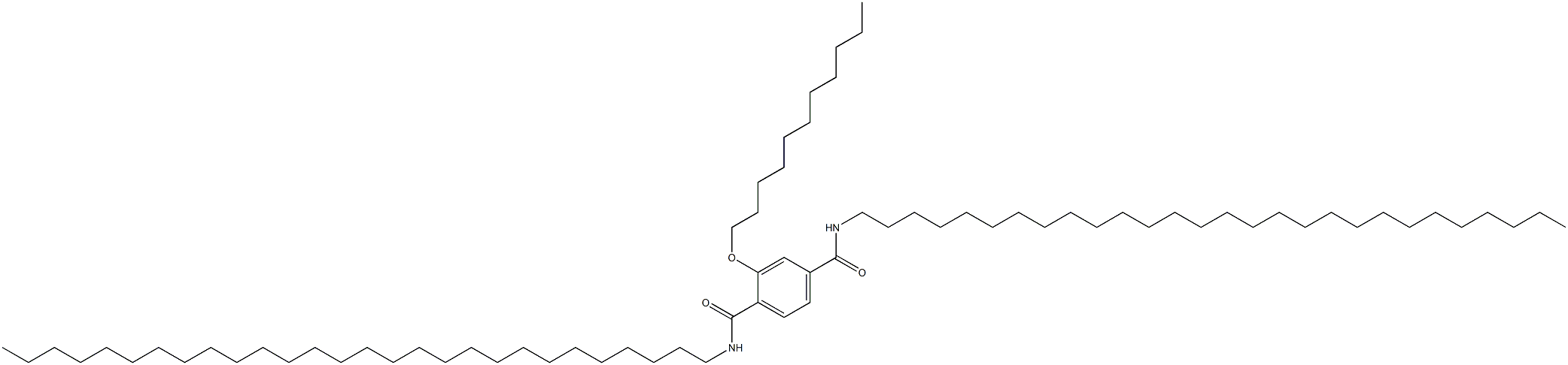 2-(Undecyloxy)-N,N'-dioctacosylterephthalamide 结构式