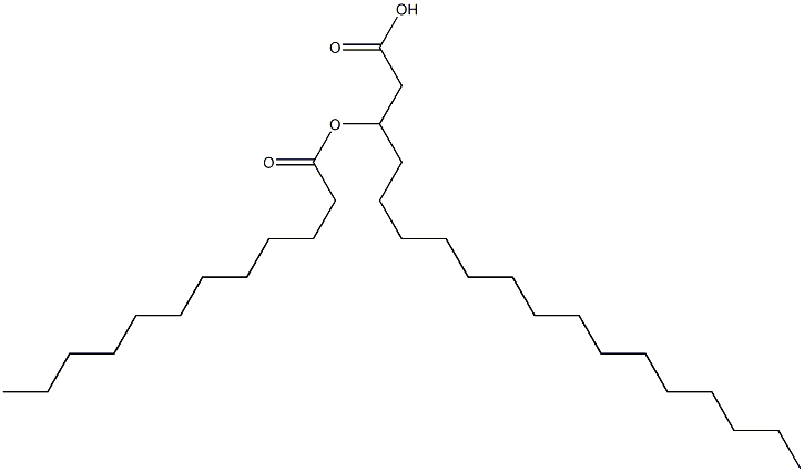 3-Lauroyloxystearic acid Structure